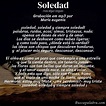 Poemas con la palabra soledad - 80 Poesías con soledad