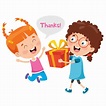 Thank You Illustration With Cartoon Characters 2710711 Vector Art at ...