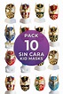 Wholesale SIN CARA Economic Kids pack of 10 lucha libre masks - Masksports