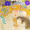 Gustav Klimt - Mother & Child - Tablou Canvas XXL 100x100cm » Printly ...