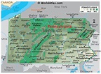 Pennsylvania State Map With Counties Time Zones Map - vrogue.co