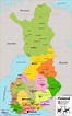 Finlandia Geografia Cartina Mappa Geografica Della Finlandia Images ...