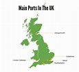 Map of UK Ports and their locations - where in the UK is Felixstowe ...