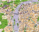 Carte des villes avec les quartiers : Prague