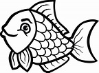 Fish Clipart Black and White Pictures – Clipartix