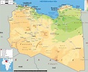 MAPAS GEOGRÁFICOS DA LÍBIA - Geografia Total™
