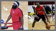 A FAT JAMES HARDEN BACKS TRAINING WITH THE ROCKETS 🔥 - YouTube