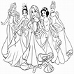 Dibujos De Princesas Disney Para Colorear E Imprimir Gratis - Reverasite