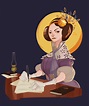 Illustration: Ada Byron Lovelace | Ada lovelace art, Women in history ...