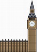 Big Ben Clock Tower Cartoon
