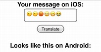 How To Translate iOS Emoji For Android Users