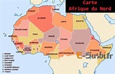 Carte Afrique Nord Géographie - Arts et Voyages