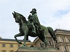Equestrian statue of Karl Philipp Schwarzenberg in Vienna Austria