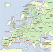 European major Rivers & their drainage basins - Vivid Maps