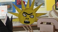 I made the merciless sun god's head in my art class. : r/CallMeCarson