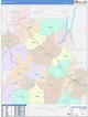 Steuben County, NY Wall Map Color Cast Style by MarketMAPS - MapSales.com