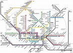 Hamburgo mapa del metro - Hamburgo mapa de metro (Alemania)
