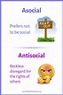 What Is... Antisocial vs. Asocial - Mental Health @ Home