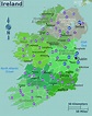 Map of Ireland (Regions) : Worldofmaps.net - online Maps and Travel ...