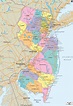 New Jersey Map Counties And Towns - Davida Francoise