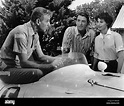 FRED Astaire, Gregory Peck, Ava Gardner, AM STRAND, 1959 ...