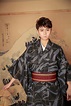 日本和服正装 男传统和服武士服和风免熨烫武士和服套装-阿里巴巴