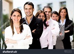 Successful Group Of Business People At The Office Stock Photo 105067559 ...