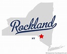 Map of Rockland, NY, New York