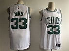 New Celtics 33 Larry Bird White Nike Swingman Jersey cheap sale