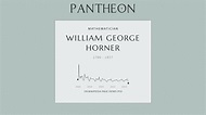 William George Horner Biography - British school master and ...