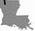 Ilustración de Mapa De Ubicación De La Parroquia De Webster En Luisiana ...