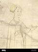 Drawing of Anne de Beauchamp, 16th Countess of Warwick from the Rous ...