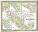 Vintage Map of Mexico - 1850 Drawing by CartographyAssociates