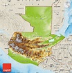 Physical Maps Of Guatemala
