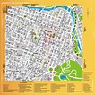 Mapa turístico del centro de la ciudad de Córdoba, Argentina - Córdoba ...