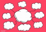 Cloud speech bubble illustration | free image by rawpixel.com / Tvzsu ...