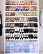 Shoe Wall | Shoe wall, The home edit, How to organize your closet