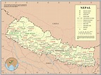 Large detailed political map of Nepal. Nepal large detailed political ...
