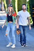 Adam Levine and His Wife Behati Prinsloo Looks Happy In Love in Beverly ...