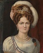 1827 SM la reina de España Doña María Josefa de Sajonia by José Aparicio (Museo Nacional del ...