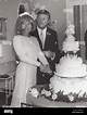 TAMMY GRIMES with husband on wedding day. © Sylvia Norris/Globe Photos ...