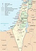 Israele mappa della città - Mappa di israele turistiche (Asia ...