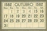 La reforma gregoriana del calendario entró en vigor en este día de 1582 ...