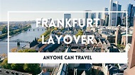 What to do in Frankfurt Germany Long Layover - YouTube