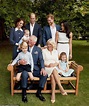 Prince Louis can be seen laying an inquisitive hand on his grandfather ...