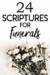 24 Consoling Bible Verses For Funerals And Lost Loved Ones | Think ...