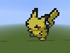 My Pikachu Pixel Art Minecraft Project