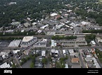 Aerial view of Cranford, New Jersey Union County, USA America Stock ...