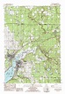 Montague topographic map 1:25,000 scale, Michigan