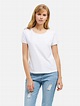[70% OFF] 2021 ZANSTYLE Camiseta Blanca De Cuello Redondo Para Mujer En ...